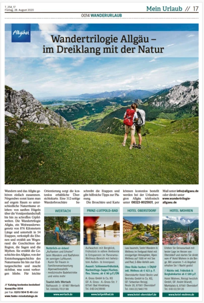 Gemeinschaftsanzeigen in regionalen Medien