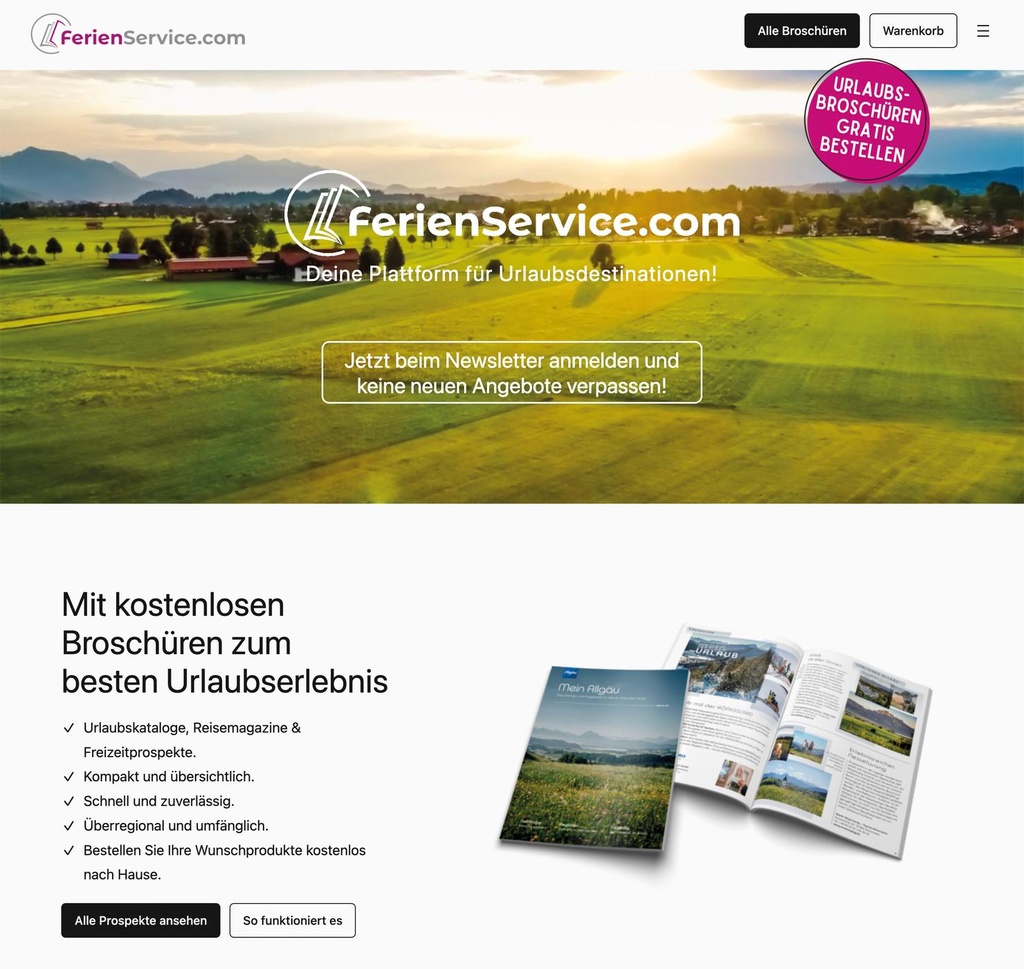 FerienService.com - "Katalogservice" (Starter - 100 Leads)