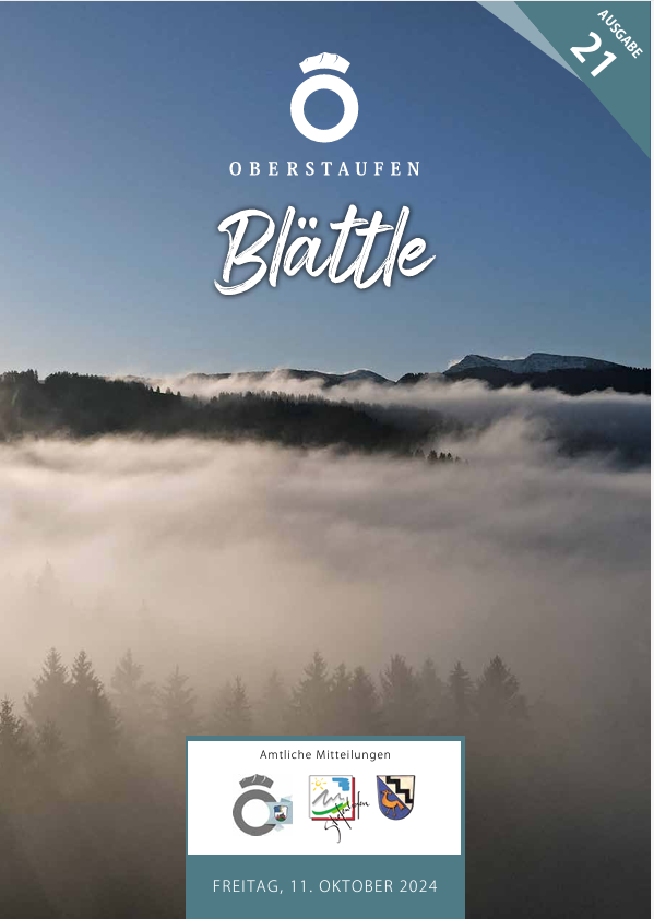 Oberstaufen Mitteilungsblatt (Freitag, 20. Februar 2026, 1/1 Seite (210x297mm) Randabfallend)
