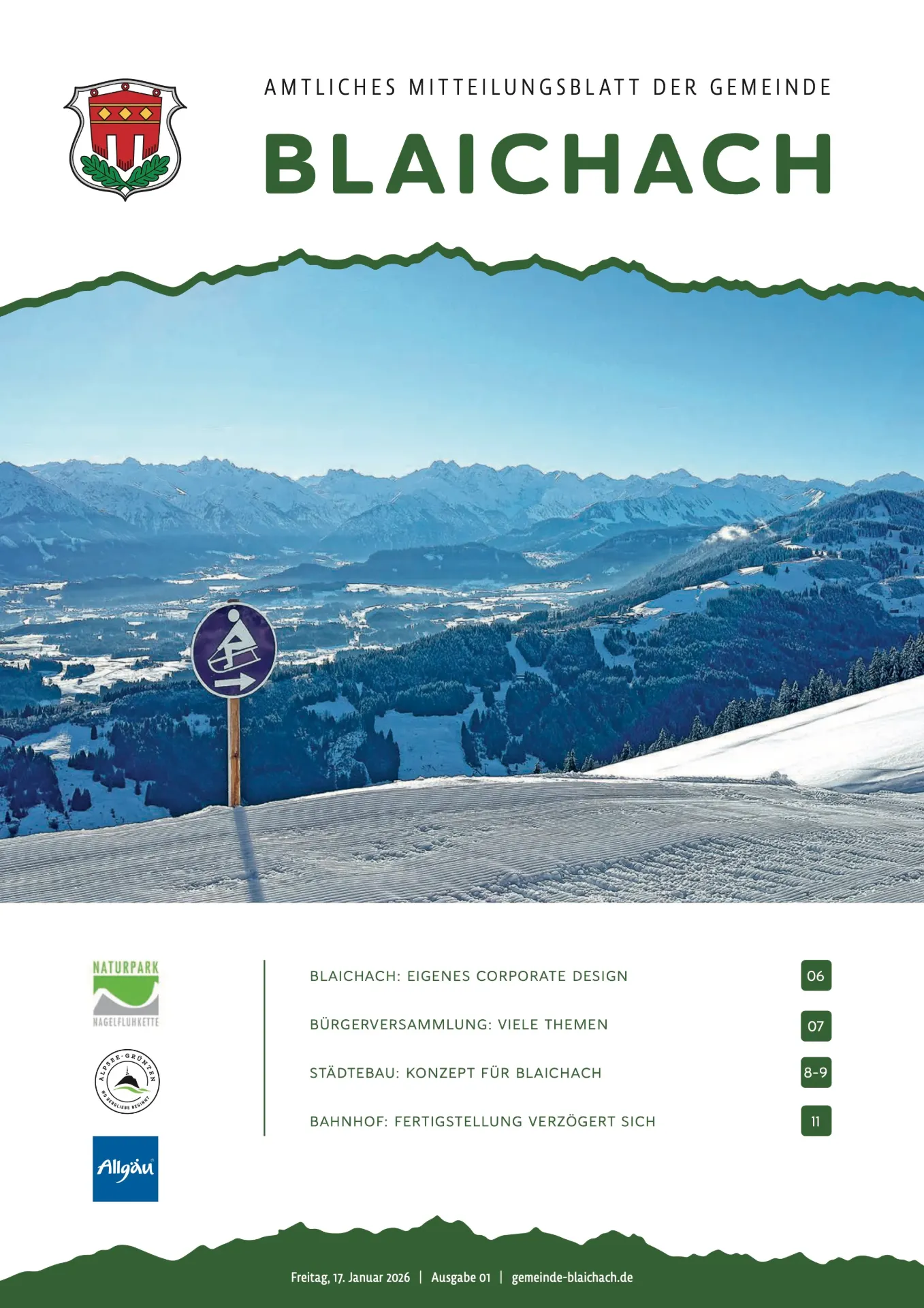 Blaichach Mitteilungsblatt (KW 04, 1/1 Seite (210x297mm) Randabfallend)