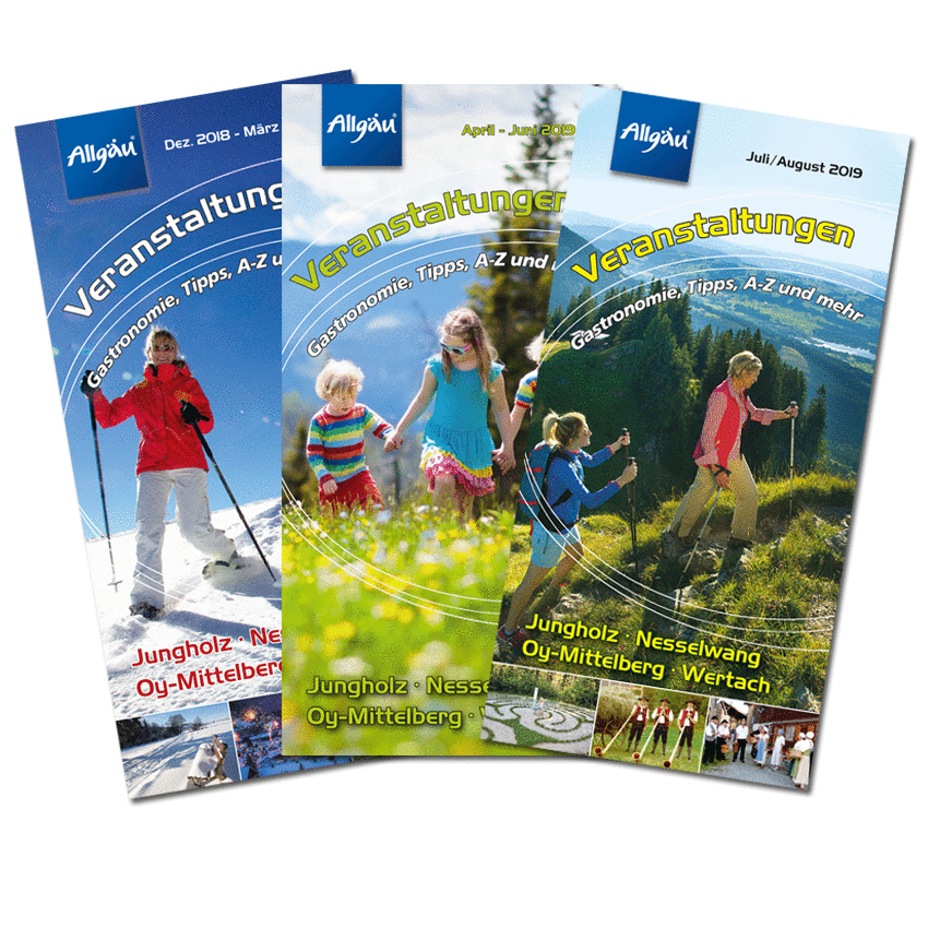 Veranstaltungsprogramm | Jungholz, Nesselwang, Oy-Mittelberg, Wertach (1/1 Seite (95x195mm))