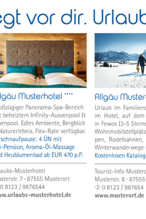 RMM Reisemarkt "Jumbostreifenanzeige"