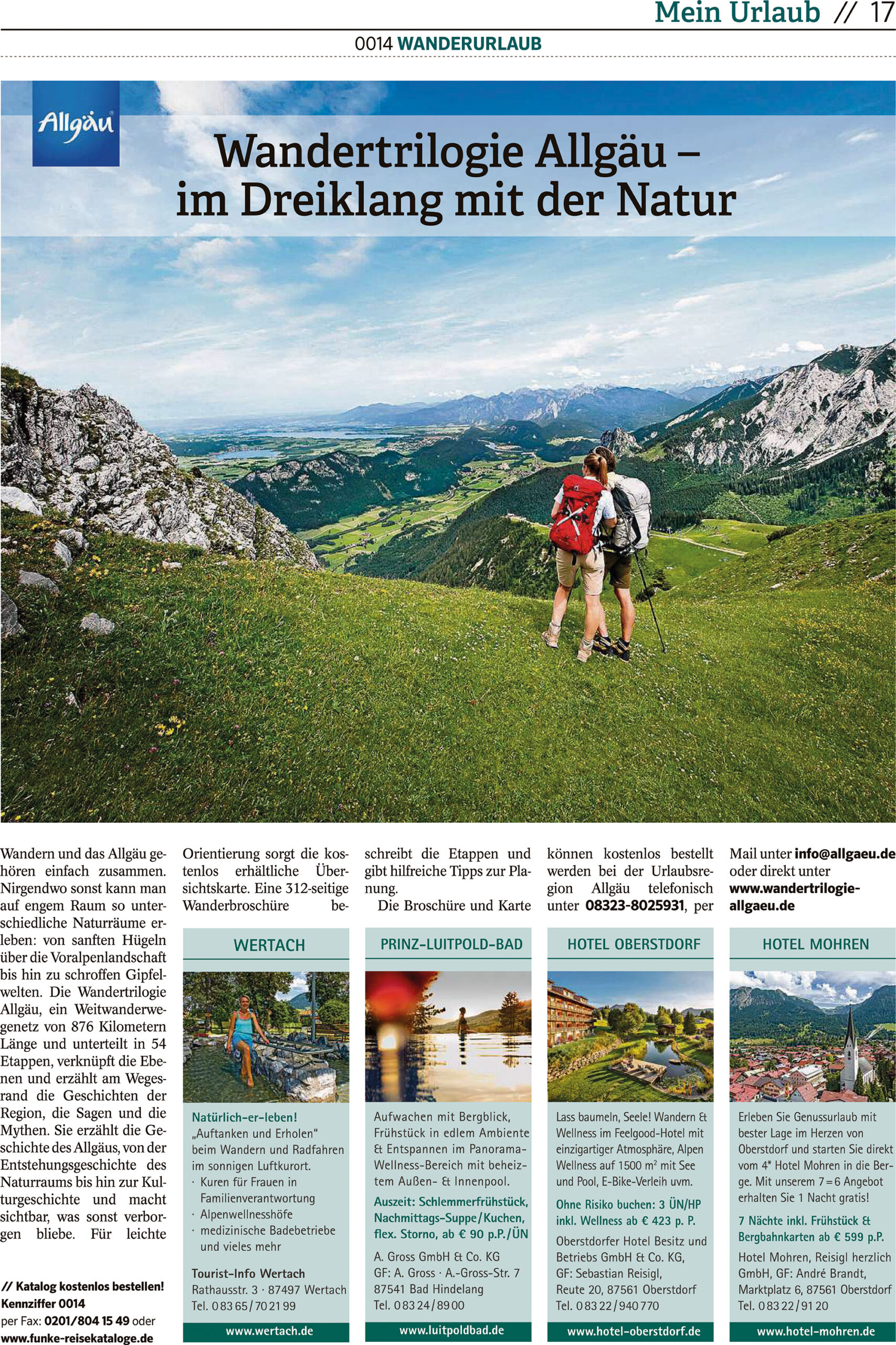 Westdeutsche Allgemeine Zeitung "Gemeinschaftsanzeige" – Bild 8